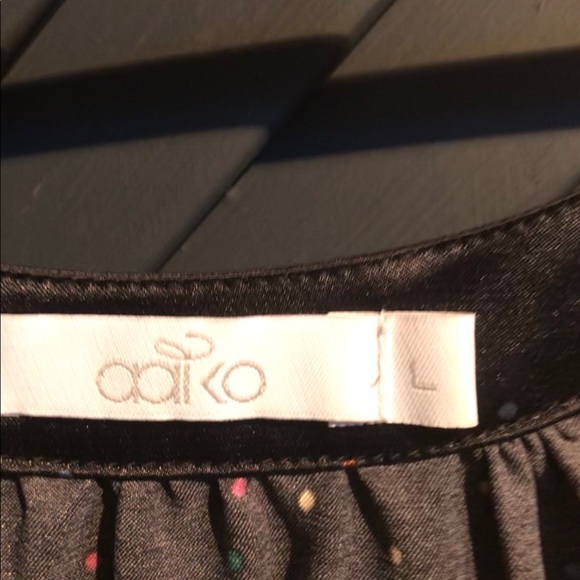 Aiko silky cami top with ruffle - Picture 5 of 5